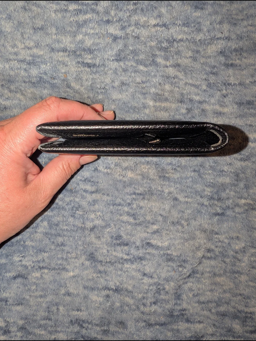 Heritage NWOT Black Leather Bi-Fold Wallet